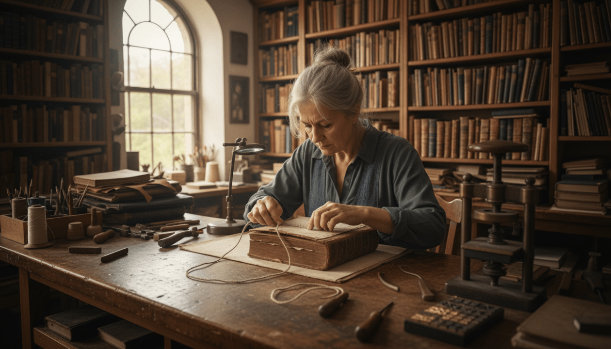 entdecken sie die buchbinderei, ein traditionelles handwerk, das kunst und historie vereint. erfahren sie mehr über techniken, materialien und die bewahrte kultur dieser faszinierenden kunstform.