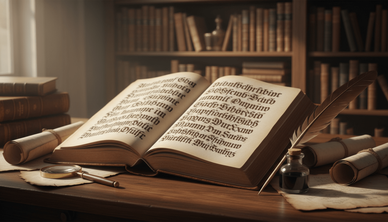 lernen sie, frakturschrift zu lesen, mit unserem umfassenden einsteigerleitfaden. schritt-für-schritt-anleitungen und hilfreiche tipps für anfänger.