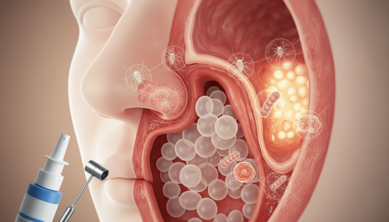 erfahren sie mehr über nasenpolypen, ihre ursachen, effektive behandlungsmethoden und den umgang mit chronischer sinusitis für ein besseres wohlbefinden.